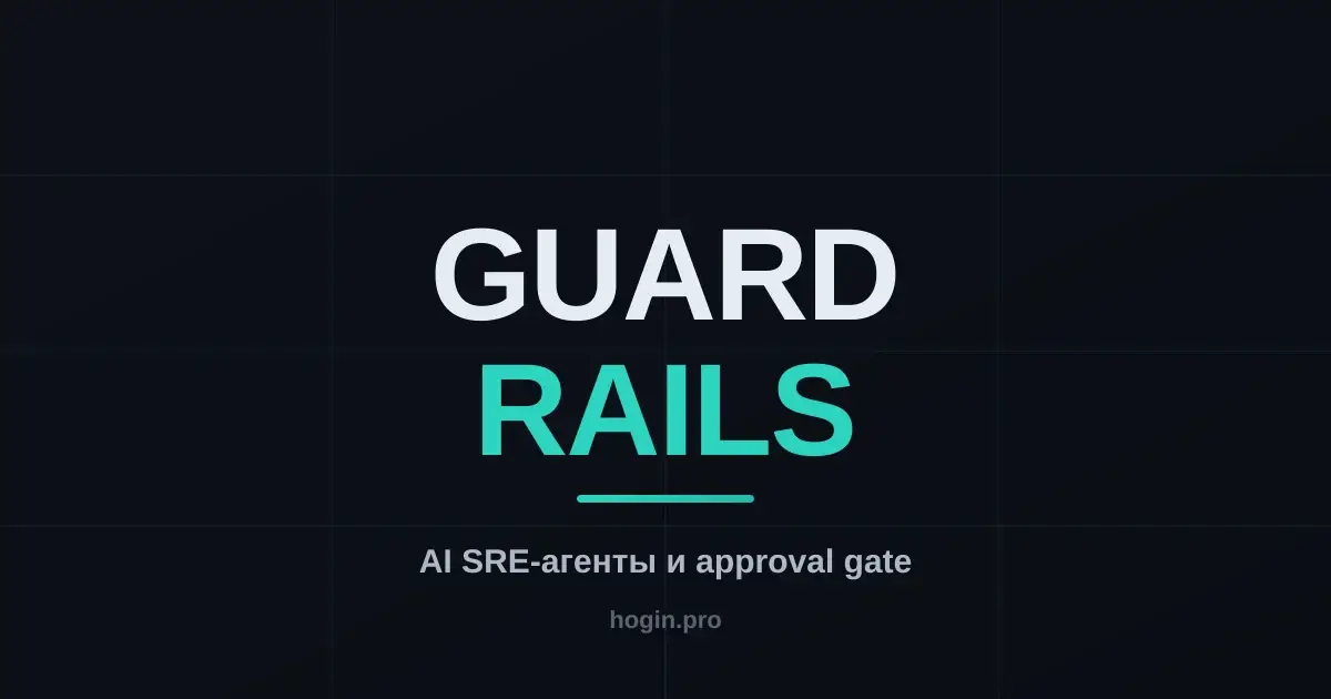 Guardrails для AI SRE-агентов: как разрешать автоматизацию, не теряя контроль